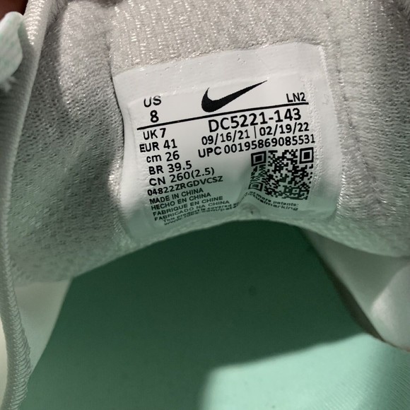 Nike Air Zoom Infinity Tour Next% White Mint Foam Golf Shoe DC5221-143 Size 8 - Picture 6 of 6